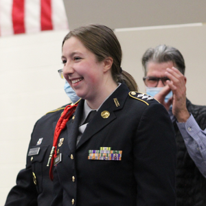 Cretin-Derham Hall :: Diamond Promotions Recognize Outstanding Cadets