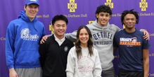 Five CDH Student Athletes Commit to Schools Next Year