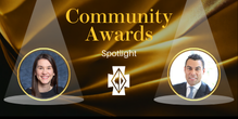 Community Awards Spotlight: Madeline McCloughan '10 and John Onwualu '09