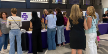 CDH Community Connects, Explores Volunteer Opportunities and Meets New PA President at Raider Social