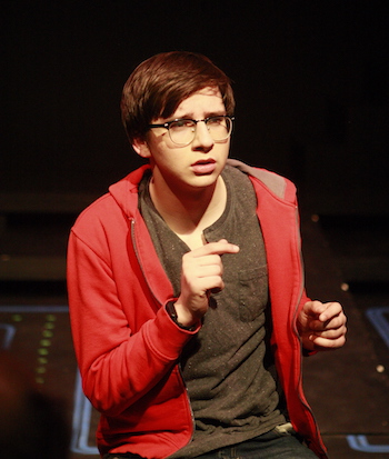 Abraham Teuber’18 portrayed Christopher Boone in the show.